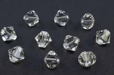 Бусины Swarovski Crystal 5328 CRY, прозрачные, 6 мм, для украшений