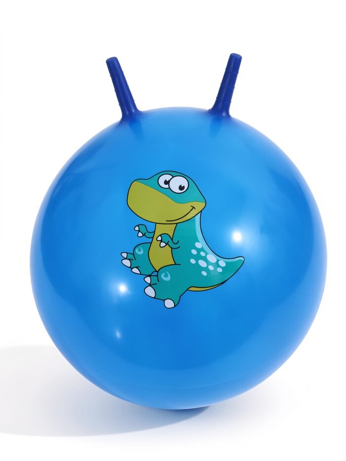 Мяч - прыгун с рожками ONLYTOP, d=55 см, цвет микс