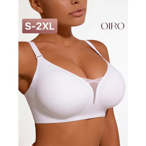 фото Бюстгальтер oiro, 1 шт., размер 2xl, молочный
