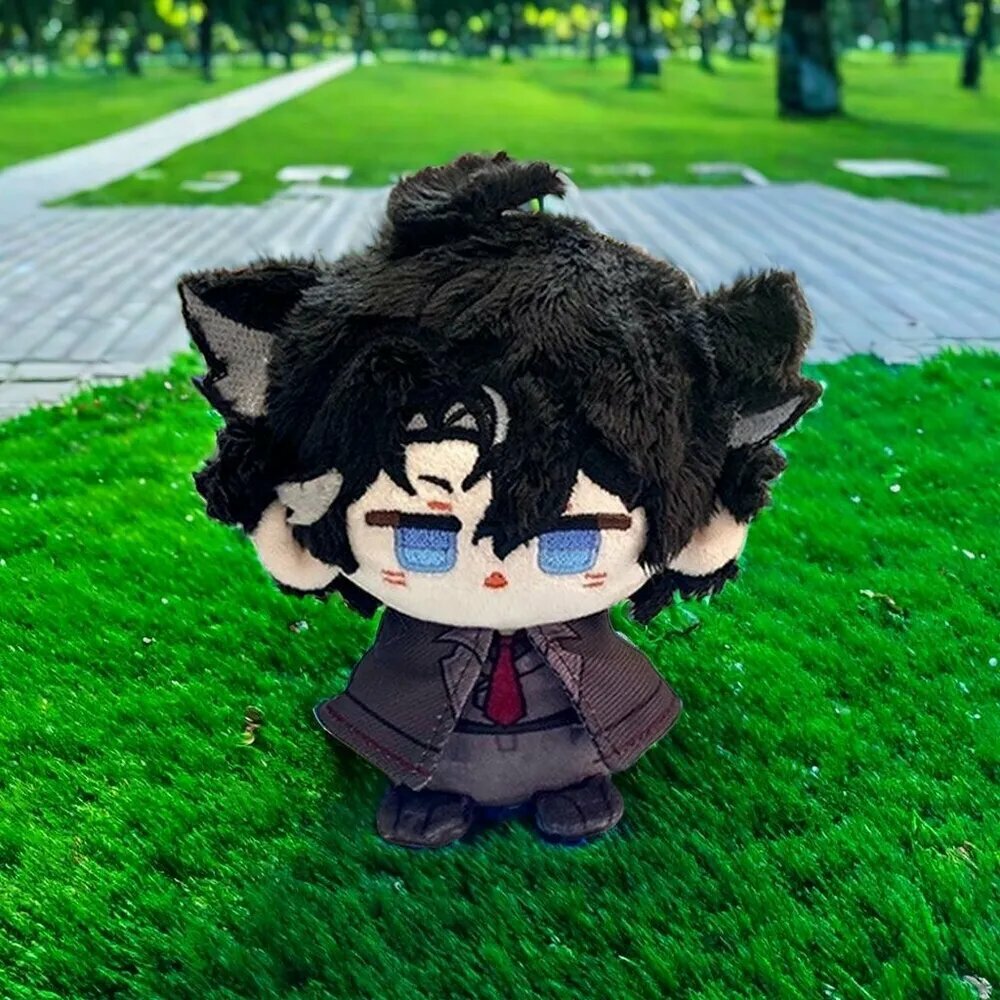 12cm милые мягкие игрушки аниме Геншин Импакт Ризли ; Genshin Impact Wriothesley мягкая игрушка маленькая