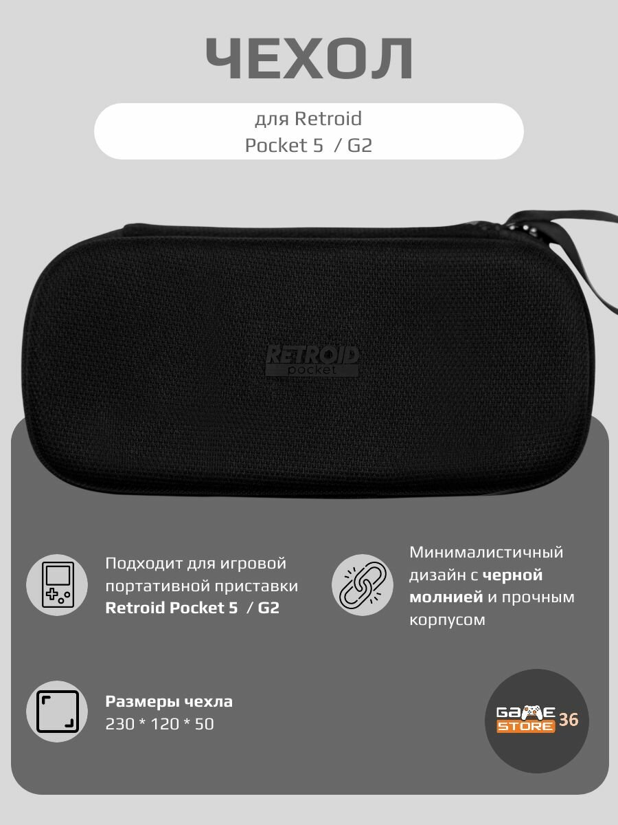 Чехол Retroid Carrying Case для игровой приставки Retroid Pocket 5 / G2