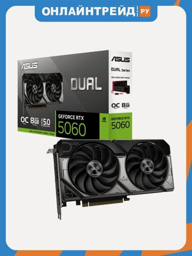 Изображение товара Видеокарта Asus GeForce RTX 5060 DUAL OC 8G