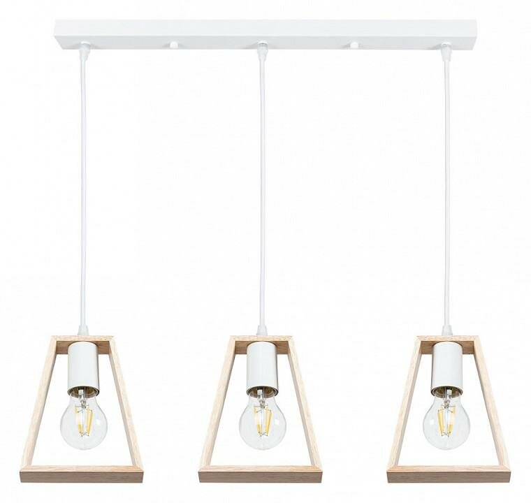 Подвесной светильник Arte Lamp Brussels A8030SP-3WH цвет плафона подвески Бежевый, цвет арматуры Белый