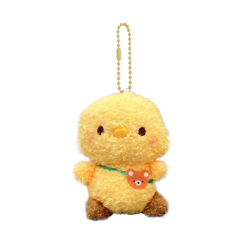 Плюшевый шарм унисекс YIDIANCHAOWAN Chick with Bear Charm, высота 11 см