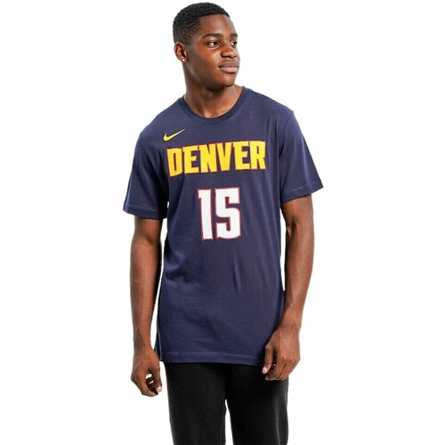 фото Футболка спортивная nike denver nuggets nba t-shirt, размер xl, синий