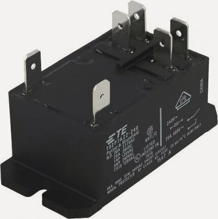 Изображение товара Реле TE Connectivity T92P7A22-240 электромагнитное DPST-NO Uобмотки 240ВAC 30А Серия T92 1 шт