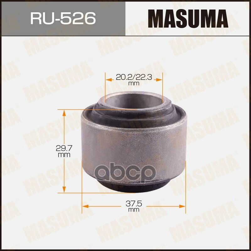 Сайлентблок поворотного кулака Masuma арт. RU-526