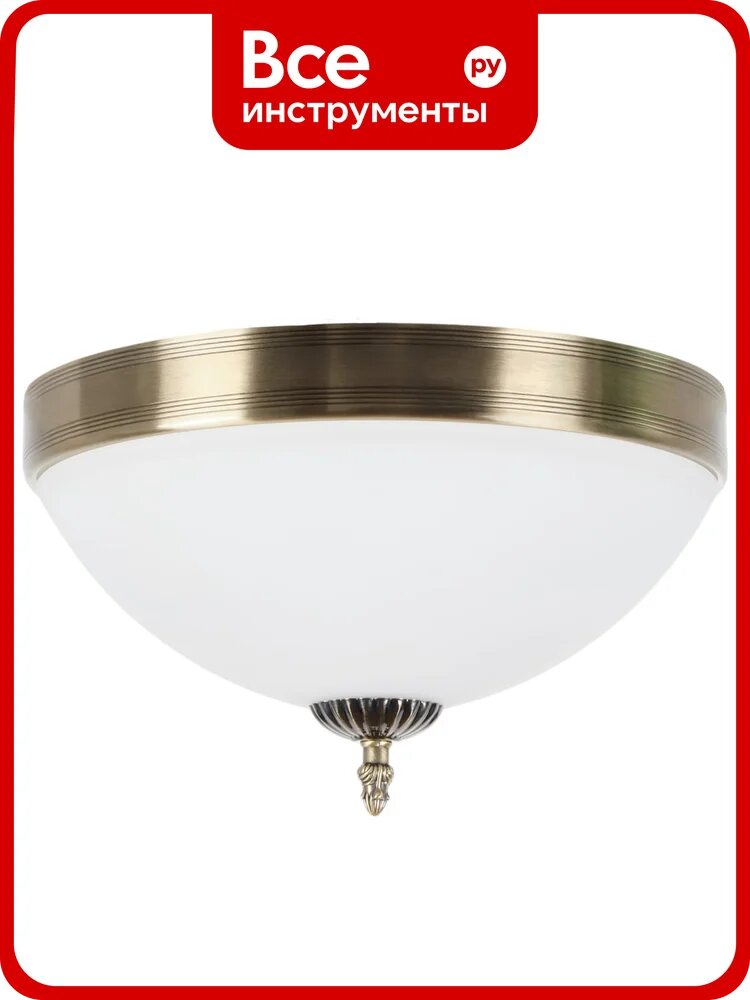 Светильник MyFar Biene MR1527-3C, E27, 60Вт, IP20, белый, бронзовый