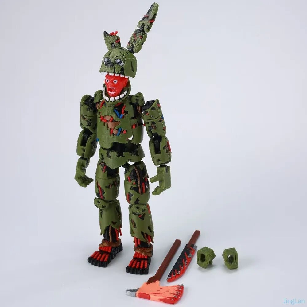 Экшен подвижная фигурка Спрингтрап FNAF