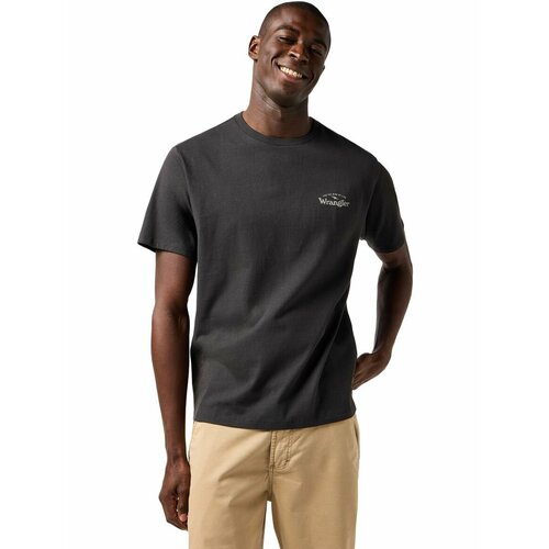 фото Футболка wrangler men graphic tee, размер xxl, черный