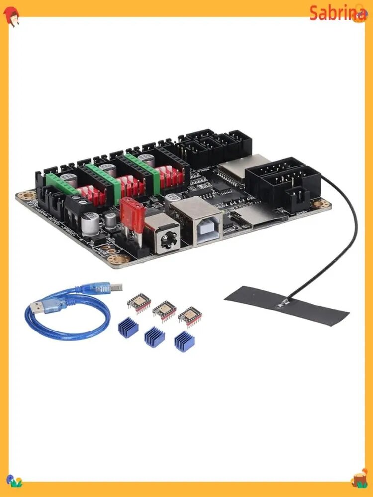 Плата Управления Для Гравировального Лазера, Универсальная PCB+Компоненты MKS DLC32 V2.1 32 Бит ESP32 WiFi GRBL