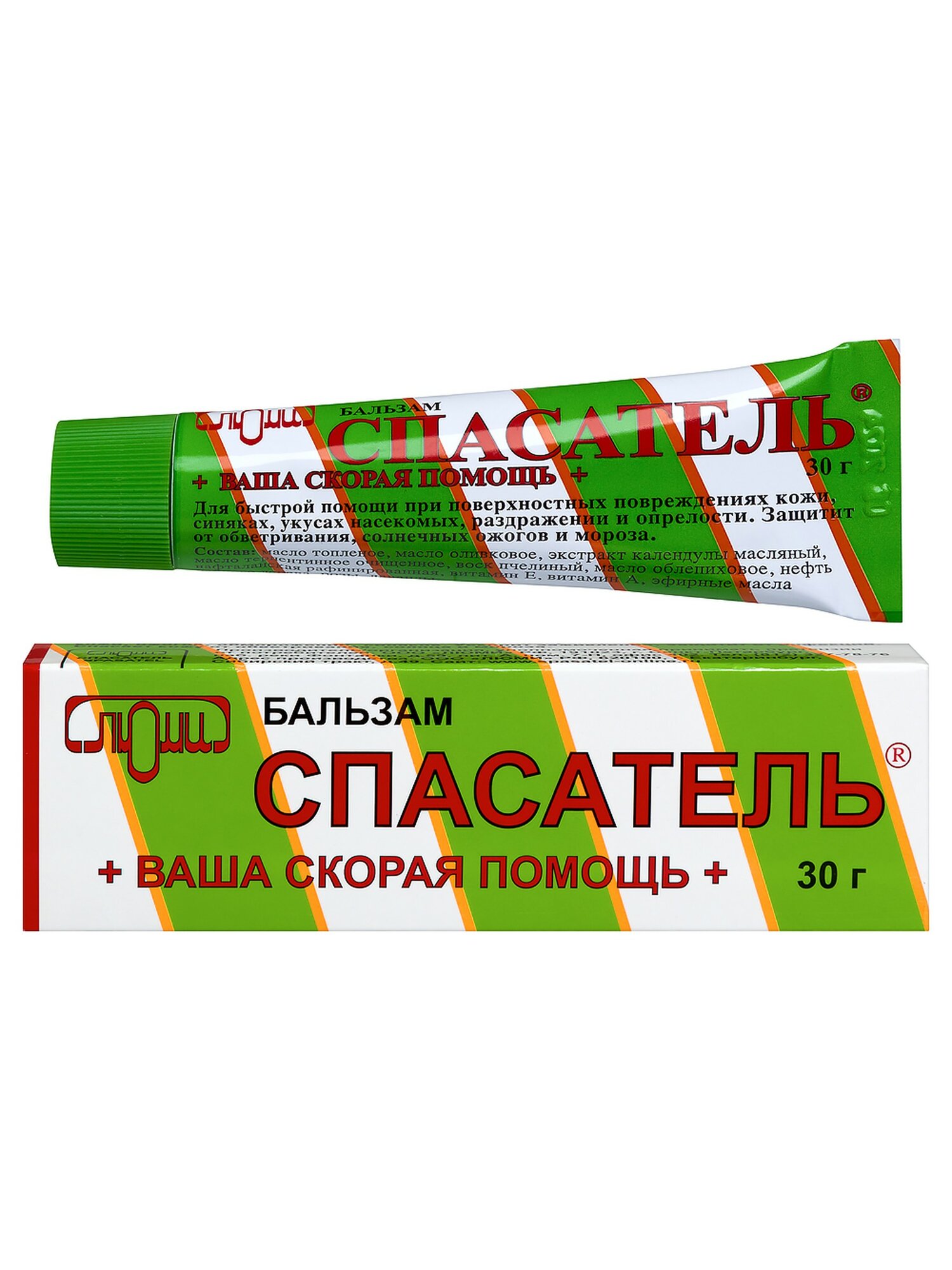 Спасатель бальзам 30,0 — Бальзам для тела - 30 г, туба в уп.