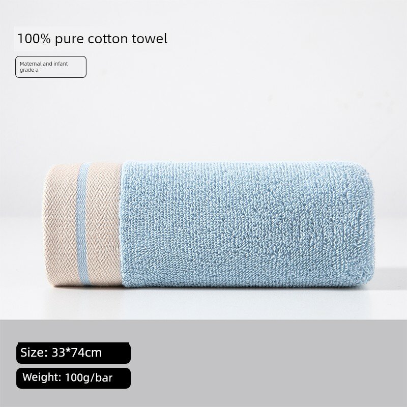 Полотенце для лица Miniso из чистого хлопка для домашнего использования, женское банное полотенце, 100% хлопок,