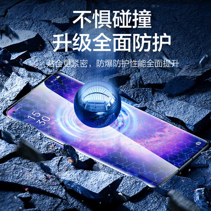 Mingying 2-шт. закаленное стекло для Huawei P40 Pro+/+ с изогнутым краем, защита от падений Цвет：Криволинейная наклейка