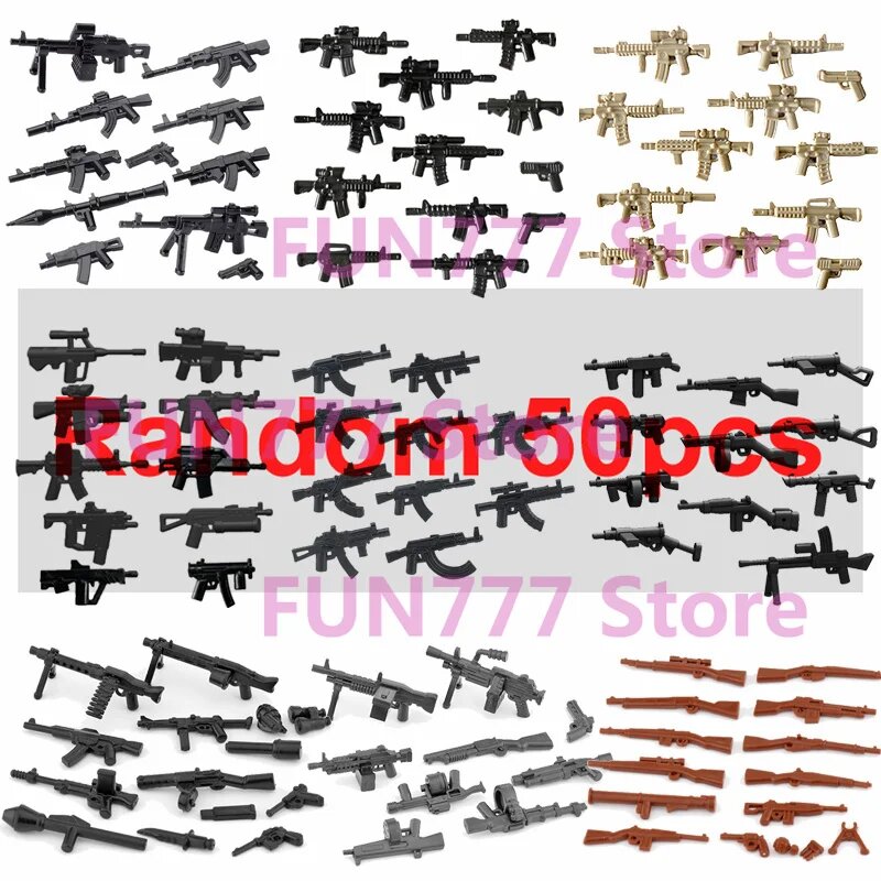 Блочный конструктор солдаты пластик N035 50PCS