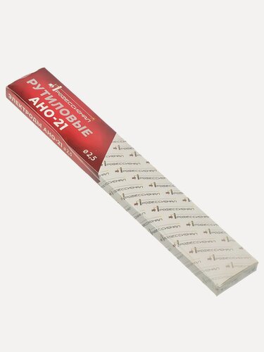 Изображение товара Электроды Профессионал АНО-21 2.5 мм 1 кг для сварочных работ. Качественные рутиловые электроды российского производства