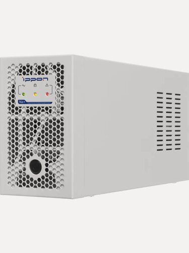 Изображение товара ИБП Ippon Na+ Frosty 850, (2111295) белый, 480Вт/850ВA, 3 выходных разъёма типа EURO, USB, 2 порта RJ-45