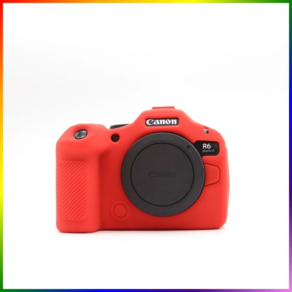 Защитный силиконовый чехол для фотоаппарата CanonCanon EOS R6III / R6 Mark III ультра-тонкая полимерная из мягкого качественного силикона