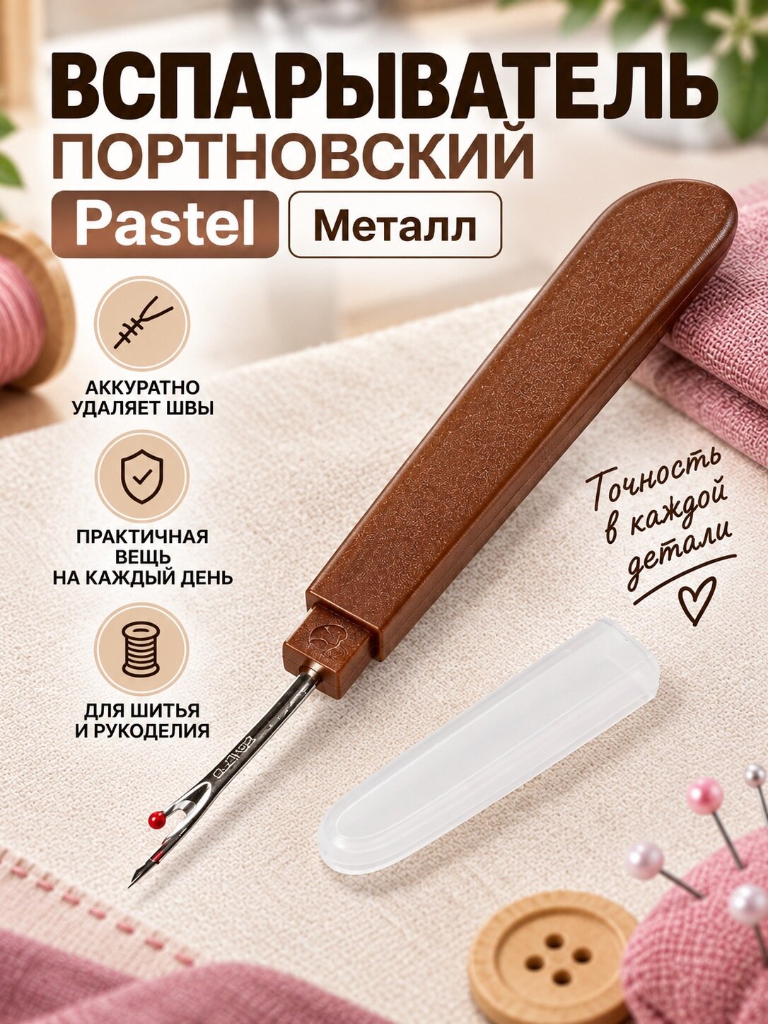 Вспарыватель портновский Pastel Металл