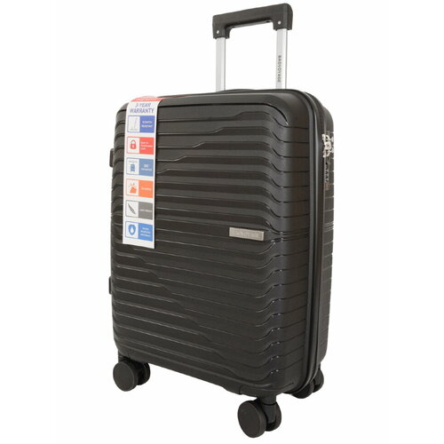 Чемодан Bag Voyage, 41 л, размер S, черный