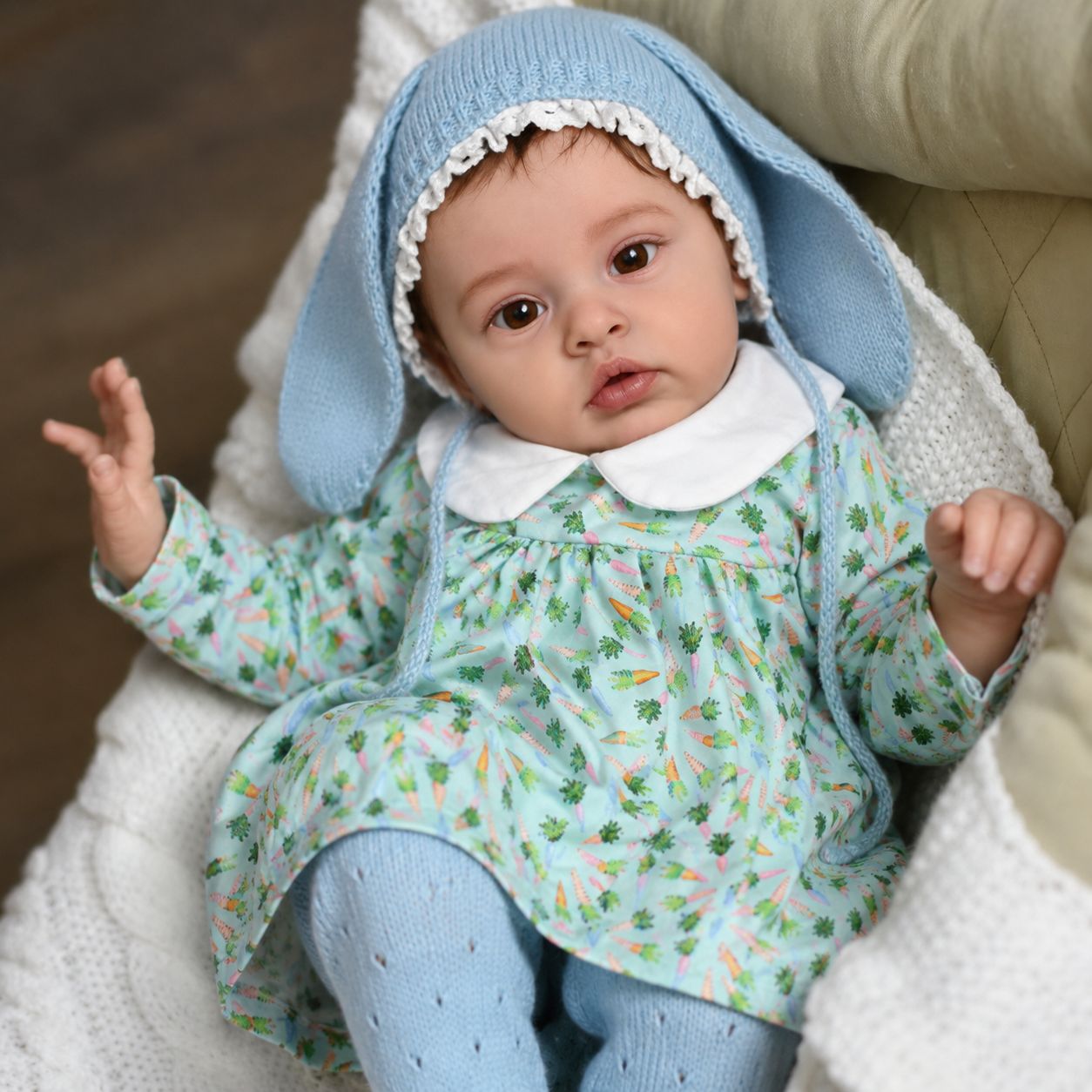 BZDOLL Кукла реборн Игрушки 48CM Кукла из мягкой ткани