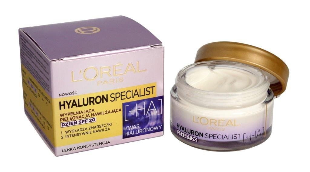 Крем для ухода за кожей L'Oreal Paris hyaluron specialist увлажняющий разглаживающий морщины spf20 на день, 50 мл