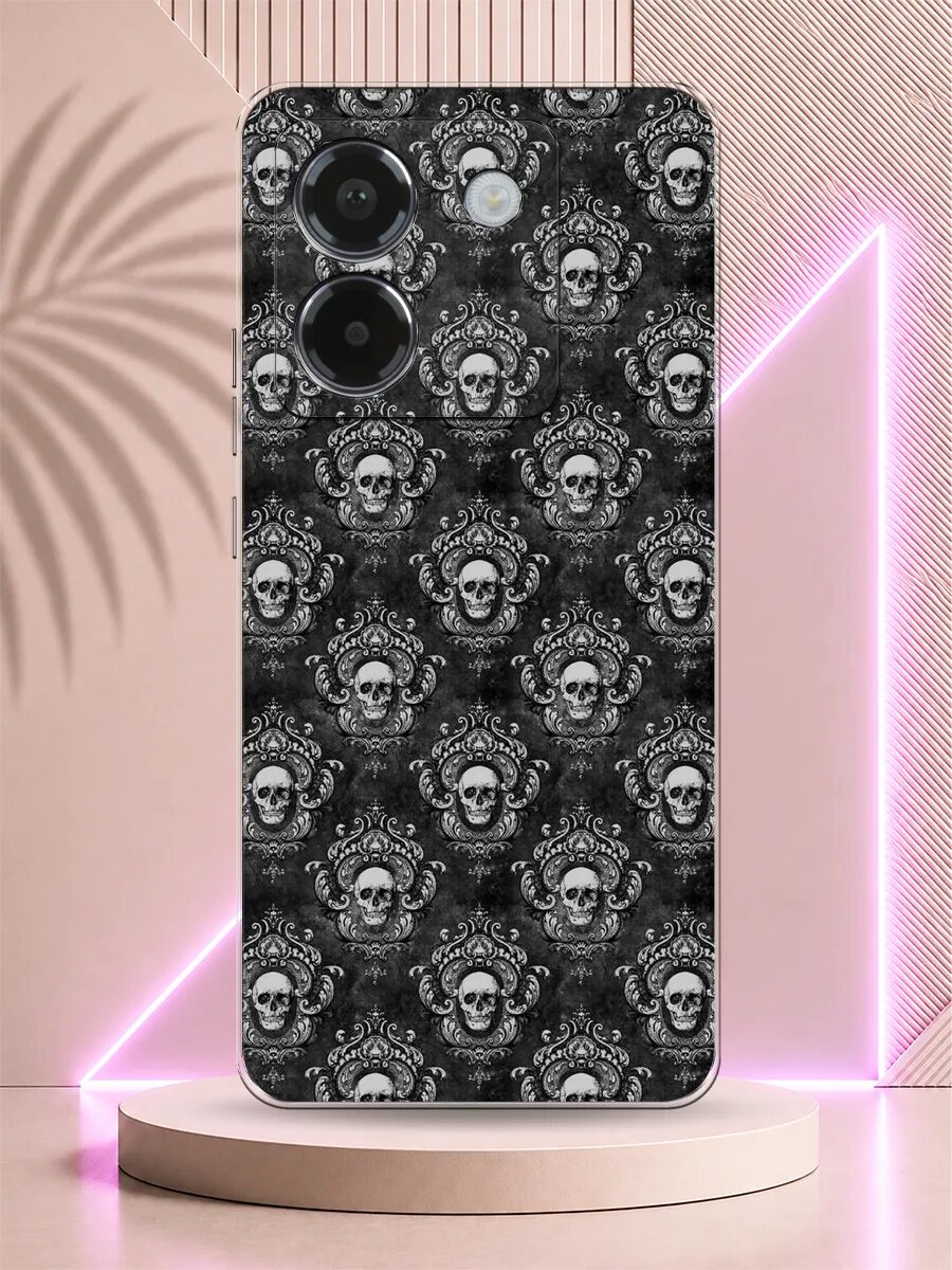 Чехол на Poco M7 Pro Череп