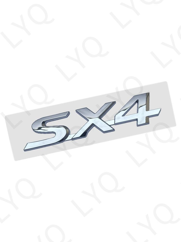 Для логотипа SUZUKI SX4 logo, эмблемы заднего багажника, английского буквенного значка, наклейки на заднюю сторону автомобиля