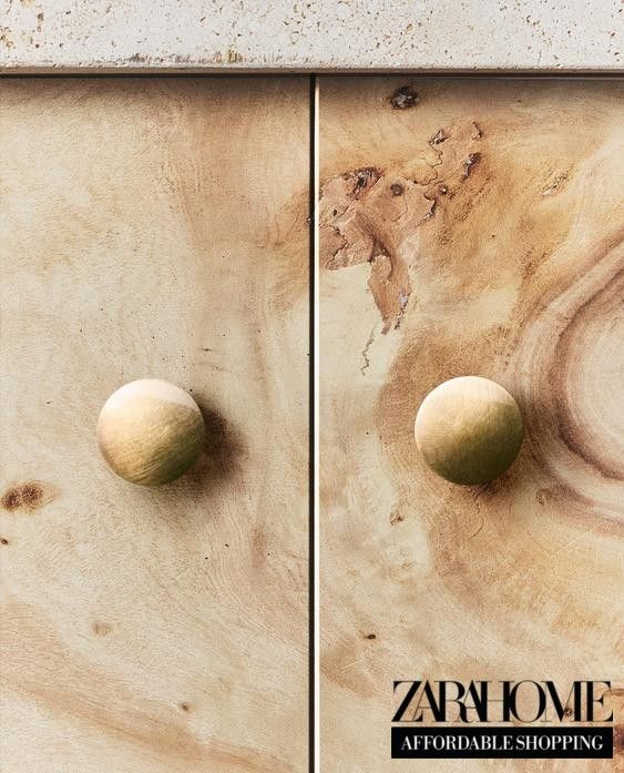 ZARA HOME Ручка мебельная, золотого цвета, вес 100 г, для шкафов, комодов и кухонных фасадов, в одной упаковке