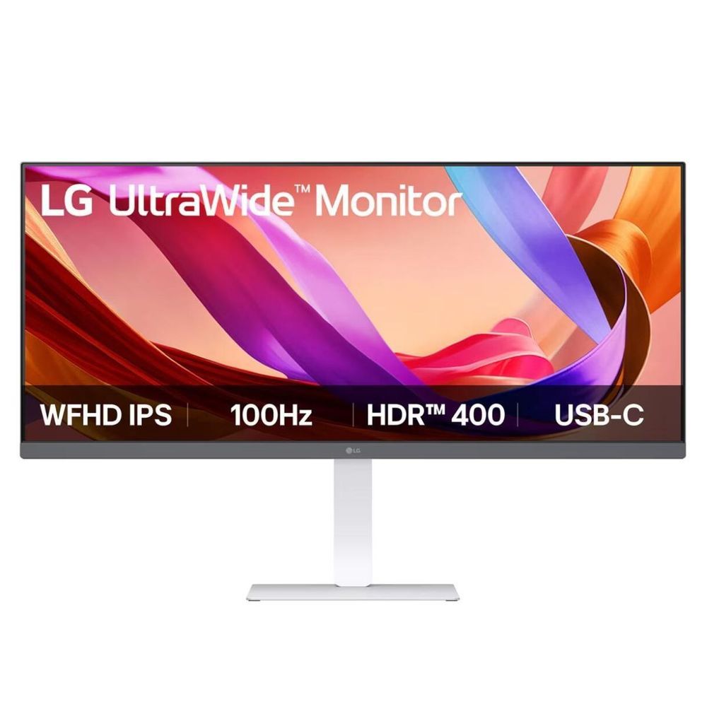 Монитор 34" LG 34U530A-W White-Black (IPS, 2560x1080, HDMI+DP+Type C, 5 ms, 178°/178°, 500 cd/m, 1000:1, 100Hz, Spk)