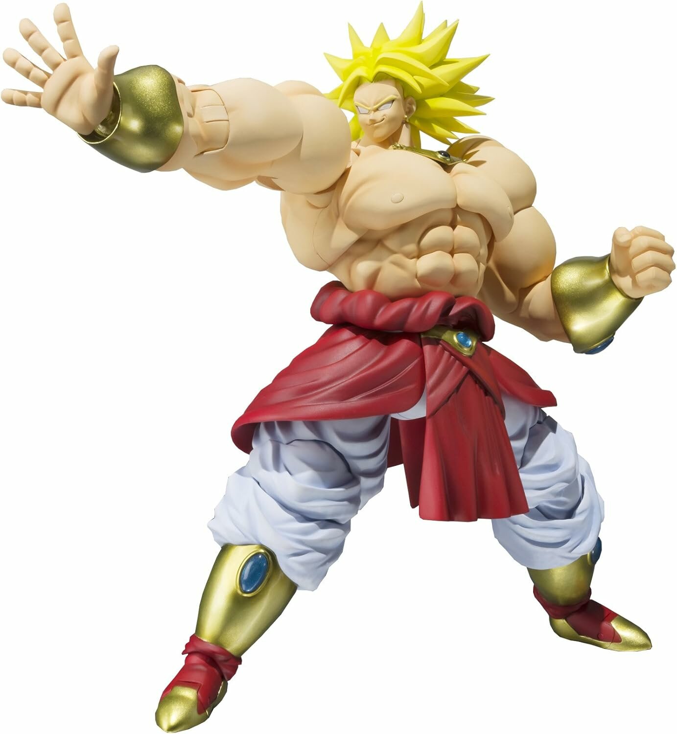 S.H.Figuarts Broly 40th Anniversary Reissue, 22 см, PVC/ABS, юбилейные подставки