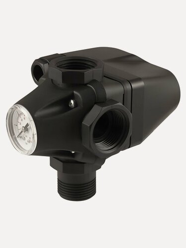 Изображение товара Реле давления для насоса Jemix XPD-2-3W 1 дюйм, 1-3 атм, 15 А с манометром и тройником для систем водоснабжения