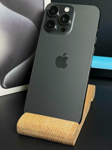 Изображение товара Смартфон Apple iPhone 15 Pro Max, 512gb, Black Titanium, X, nano SIM + eSIM