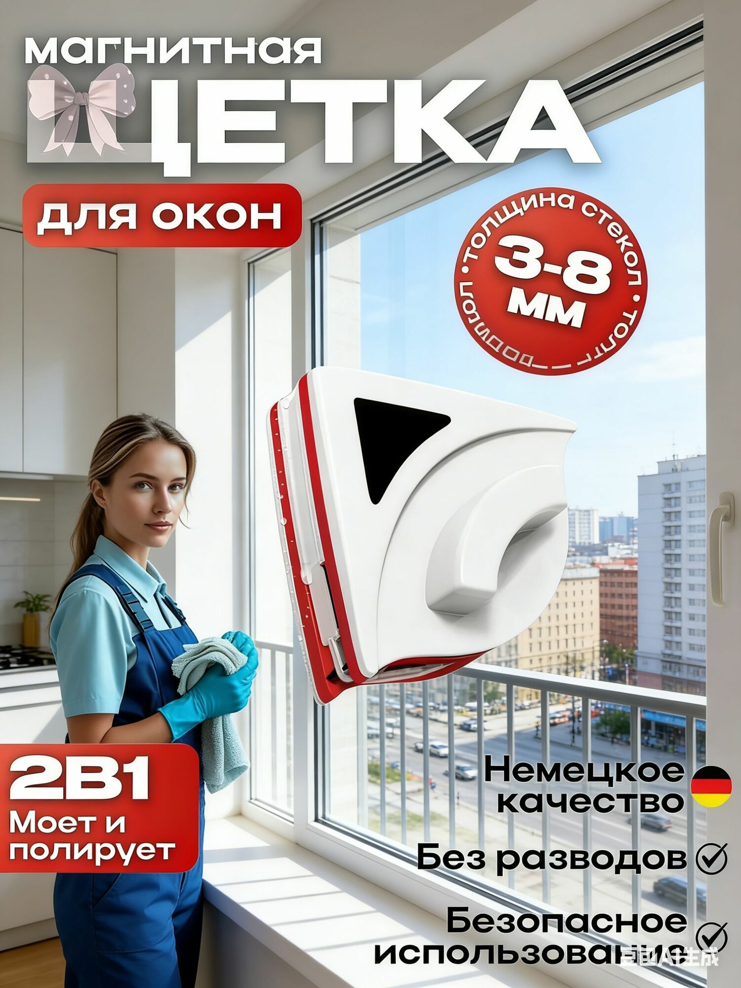 Стеклоочиститель, 1 шт