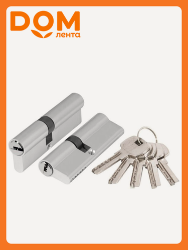 Изображение товара Цилиндровый механизм (AX200/80) AX2000Key80 (30+10+40) CP хром