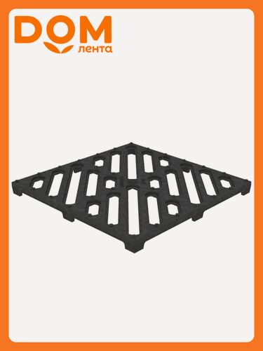 Изображение товара Решетка чугунная к дождеприемнику Gidrolica Point 285х285х21 мм, класс С250