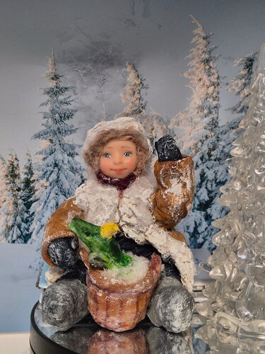 Изображение товара Ёлочная игрушка Affavatta, Емеля, по щучьему веленью", ручная роспись