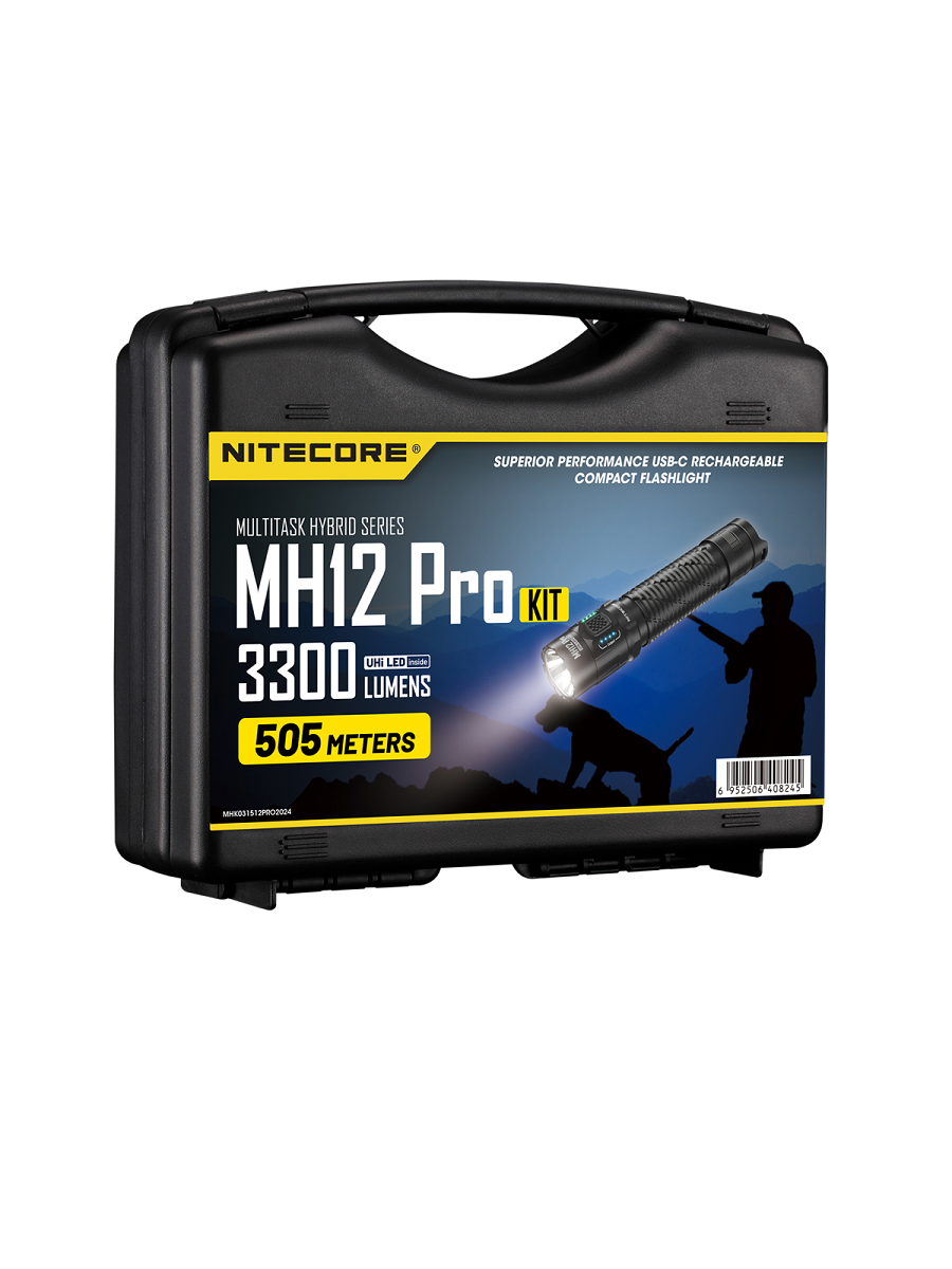 Охотничий набор NITECORE MH12PRO HUNTING KIT UHi 40 LED, 3300 Люмен, 505 м, 650 ч, 21700 (NL2150 5300Ah) 0979