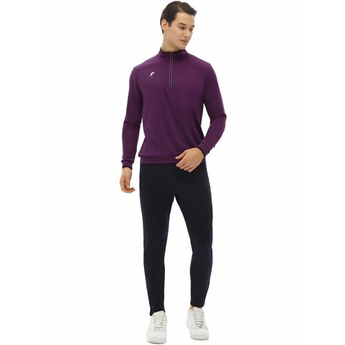 фото Джемпер forward longsleeve, размер 4xl, фиолетовый/черный