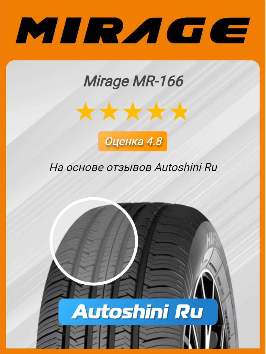 Шины летние Mirage MR-166 155/80 R13 79T