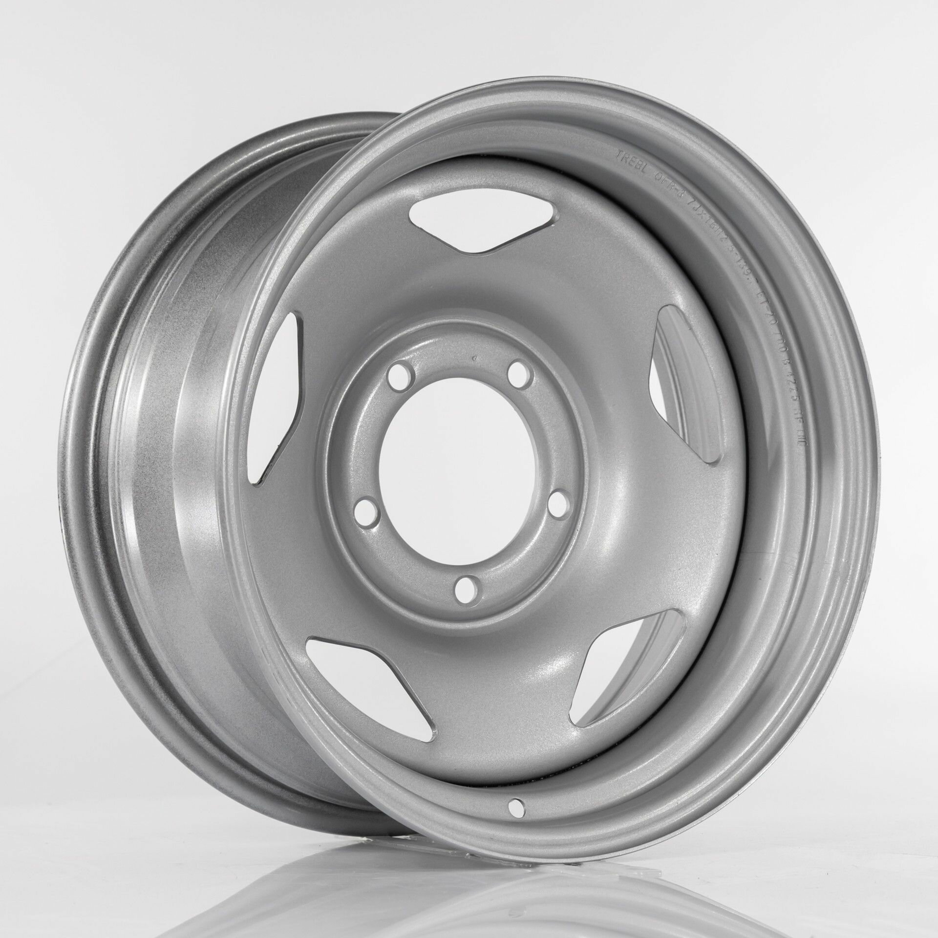 Диск штампованный TREBL OFR-3 7x16/6x139.7 ET0 D110.1 Silver