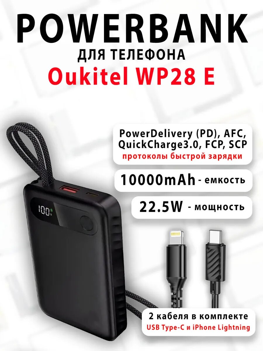 Повербанк для телефона Oukitel WP28 E