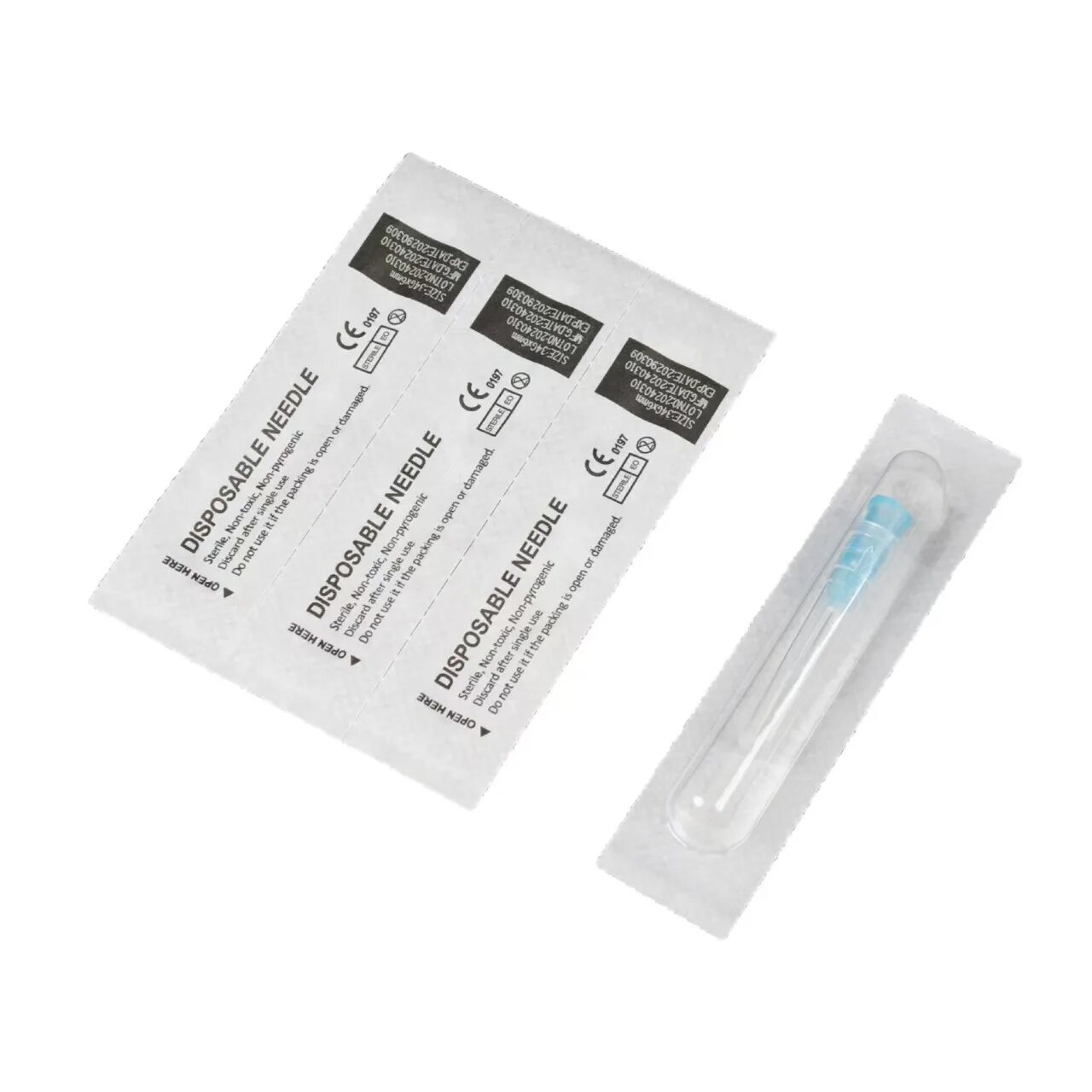 Безболезненные иглы для век 100 шт, 18G 25G 27G 30G 32G 34G 100PCS, 30G -13MM