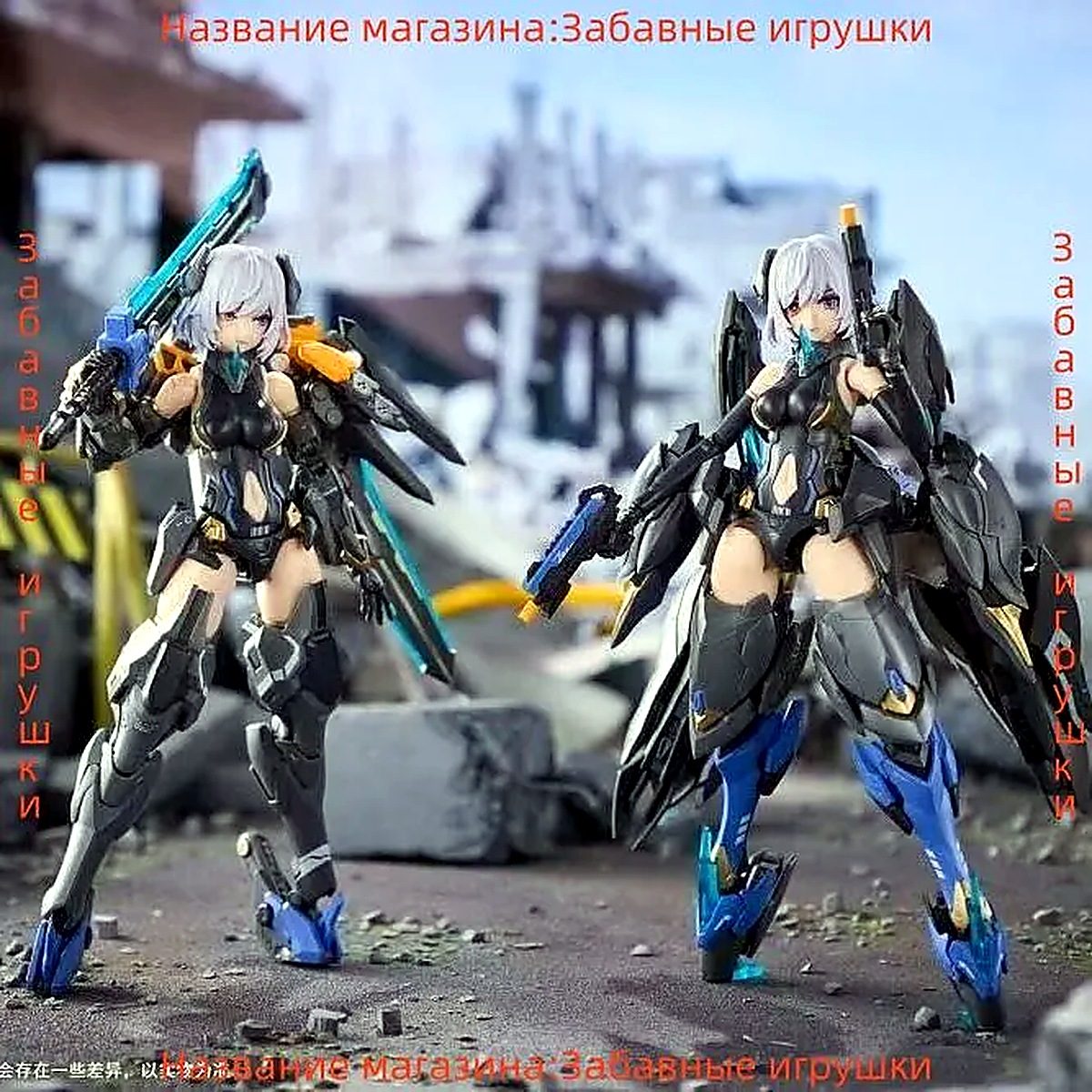 Kai Tian Ji Chuang Gundam/Фигурка-Ji Niang Alicia - Black Swan of Mobile Angel Series 1/12 / Соберите