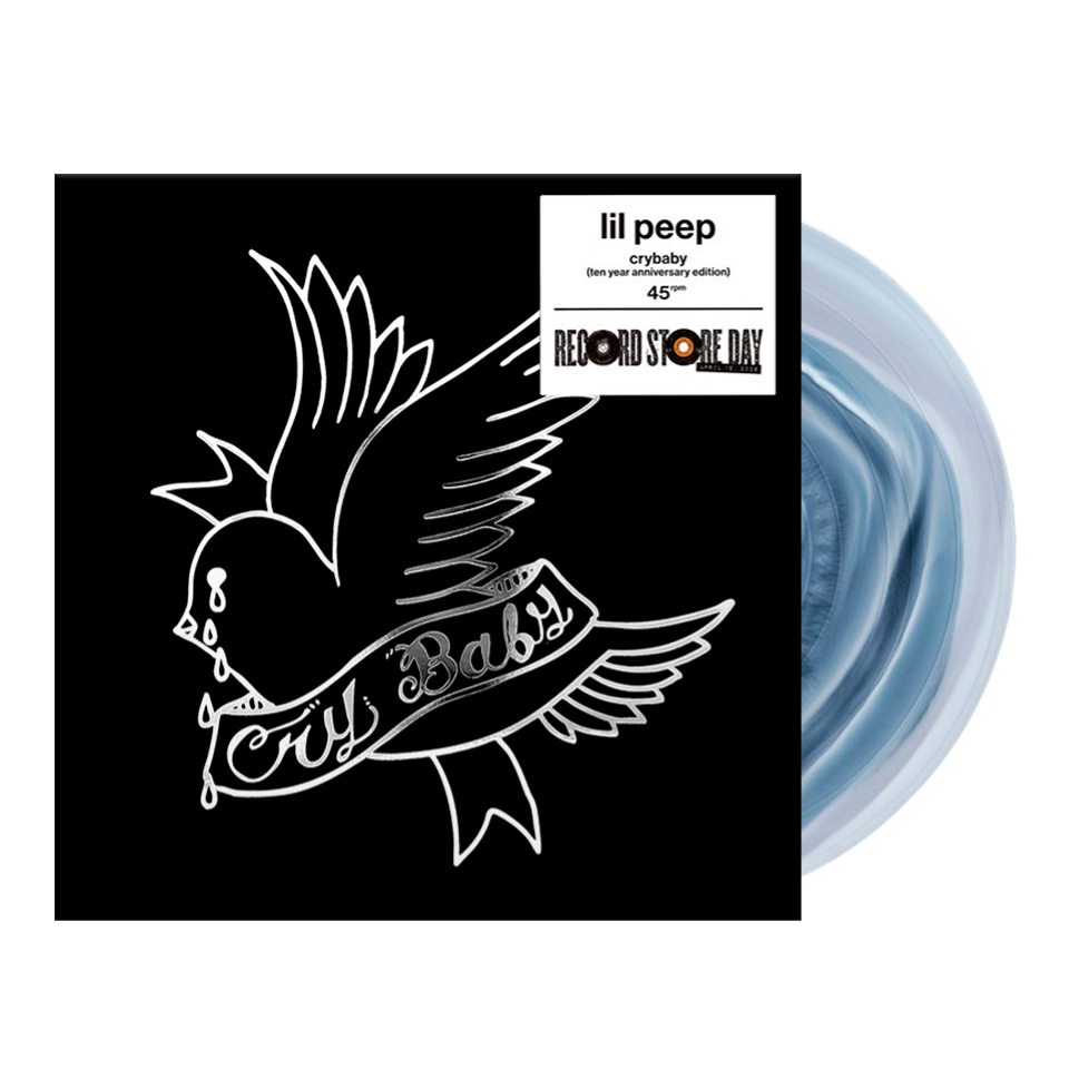 Виниловая пластинка Lil Peep Crybaby (Black in White in Clear Vinyl)