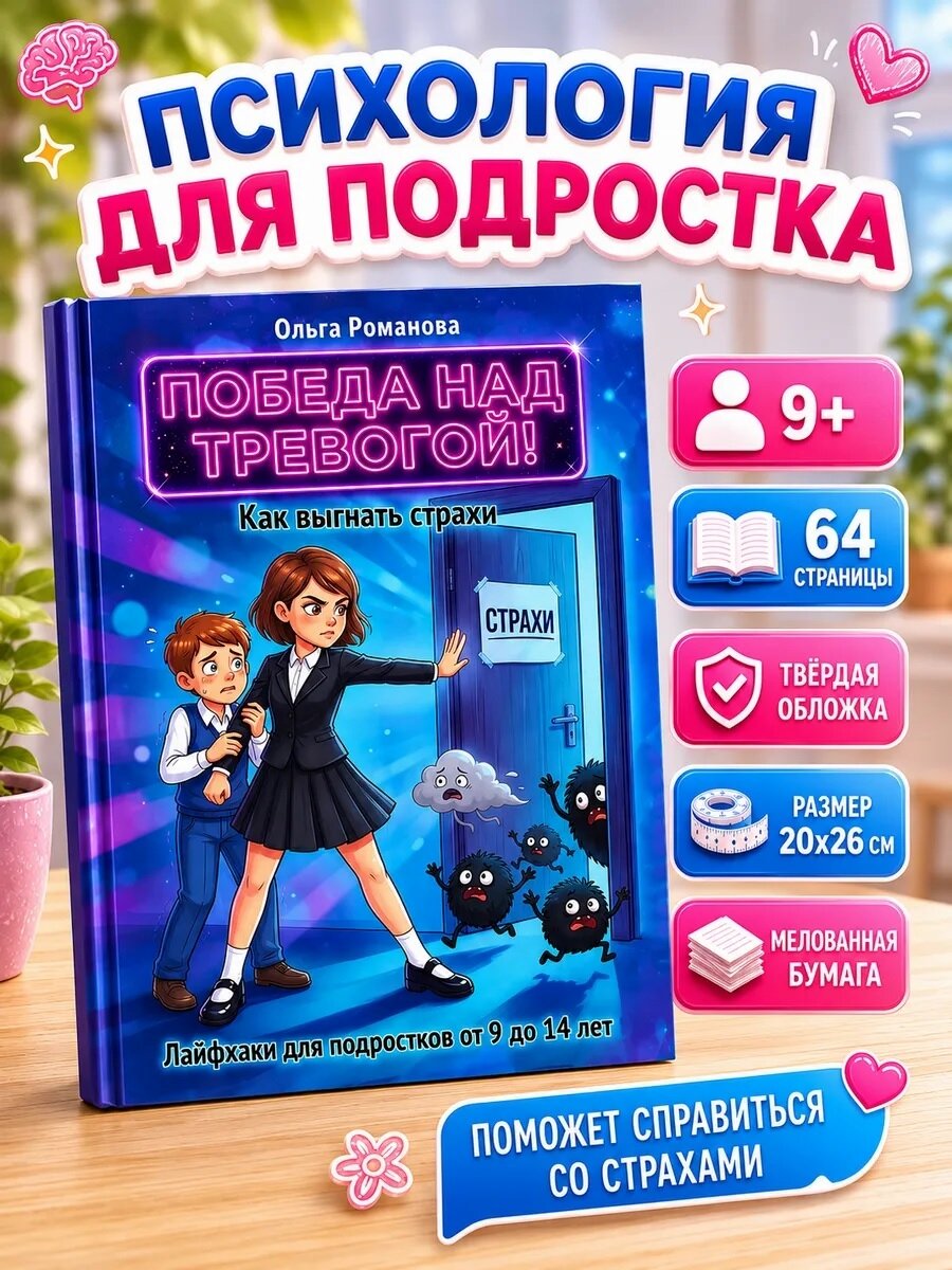 Победа над тревогой. Как выгнать страхи. Романова О. Г, Рублев В. В.