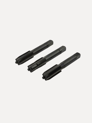 Изображение товара Набор метчиков NORGAU Industrial M 12 из HSS-E (Co 5%), по стали, чугуну и цветным металлам, 3 предмета.