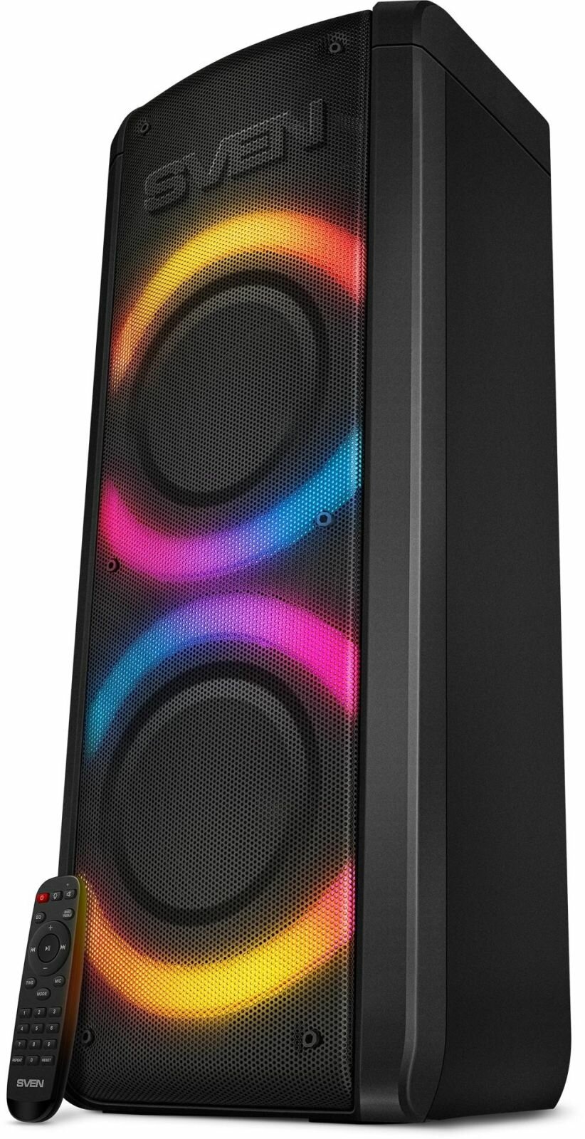 Колонка портативная SVEN мощность 100 Вт, 1.0 BT, 3.5Jack, 10 м, 4400 mAh, черная (АС PS-710)