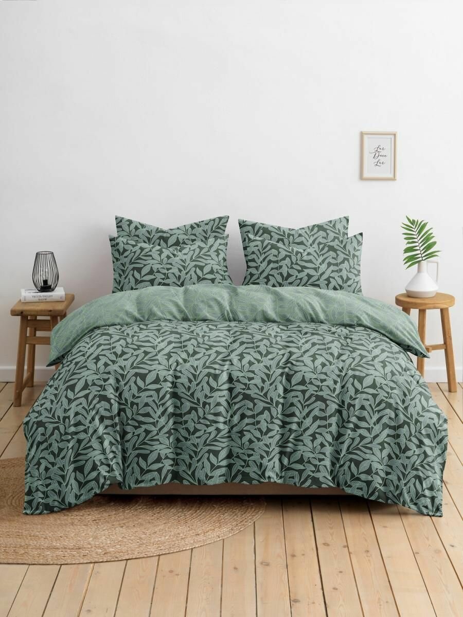 Постельное белье Поплин 2 сп. Евро 70х70 Ночь Нежна Пенелопа 20811-1+20811-2