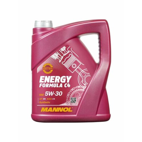 фото Mannol energy formula c4 5w-30 масло моторное синт. (5л) 7917